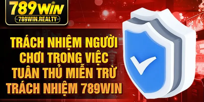 Trách nhiệm người chơi trong việc tuân thủ miễn trừ trách nhiệm 789Win
